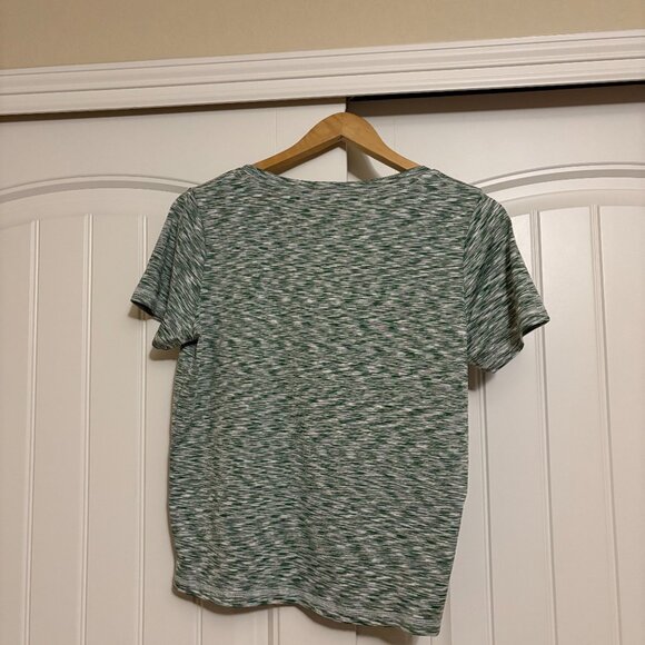 Philadelphia Eagles T Shirt Womens Medium Marled Green Short Sleeve Polyester - Picture 3 of 3